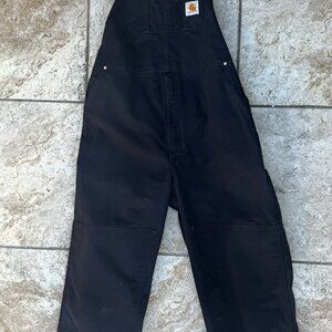 Carhartt Men's Big Tall Washed Denim Bib Overall